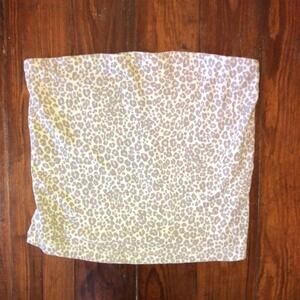American Eagle Leopard Print Strapless Top - Size S
